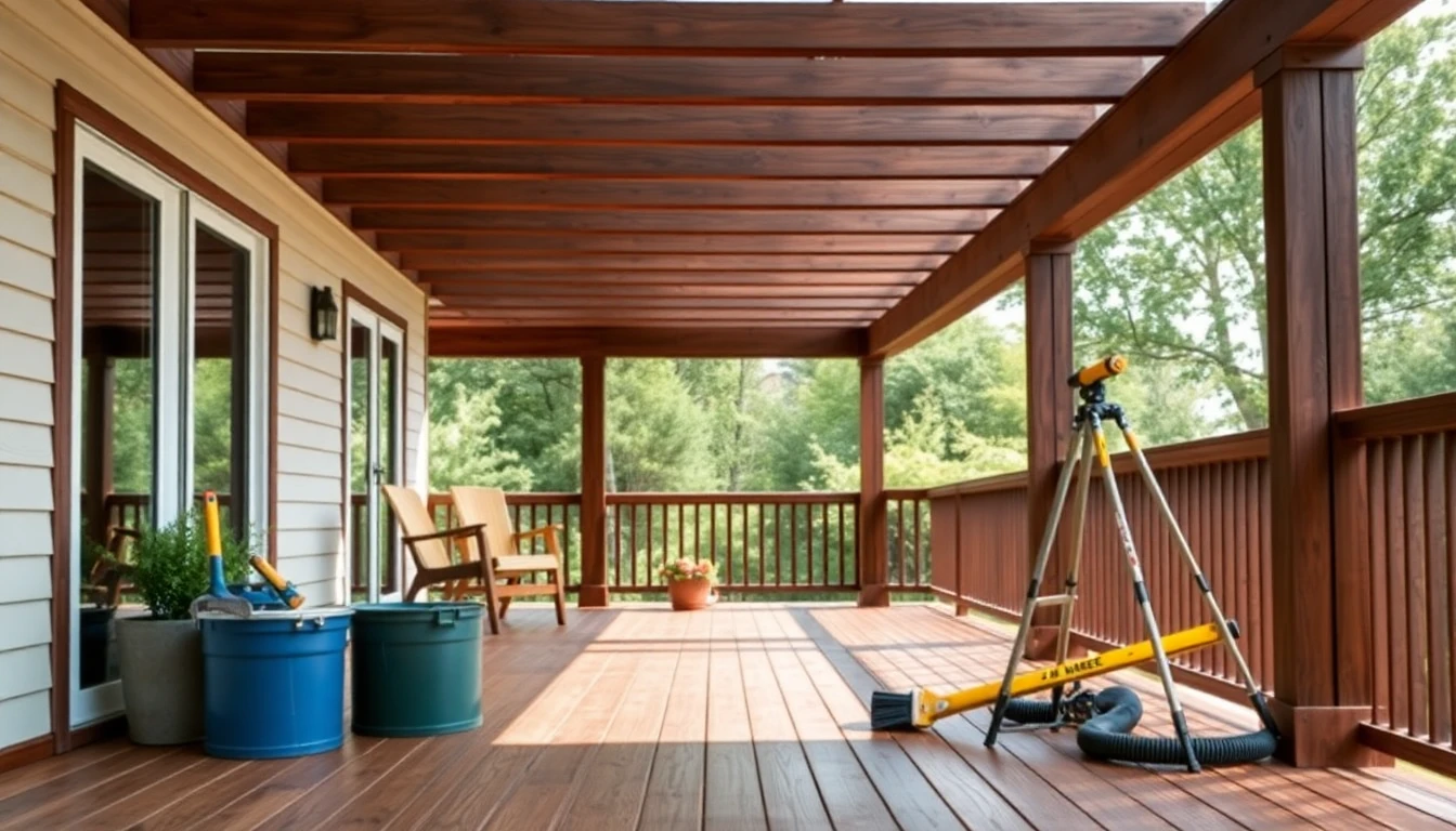 Deck & Pergola Staining